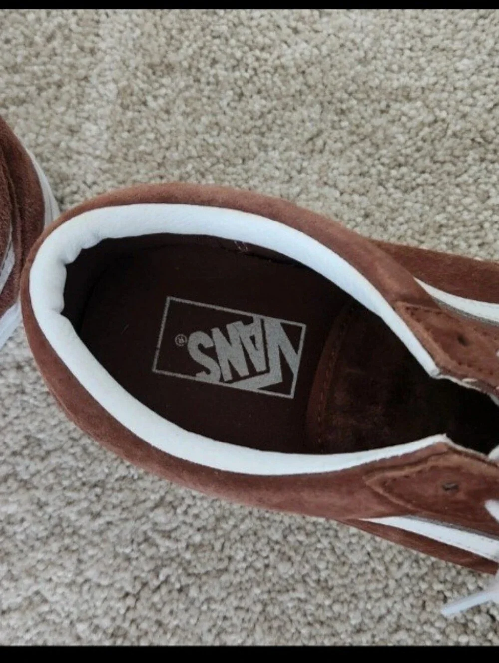 Mens Vans Brown Suede Old Skool Sz 10